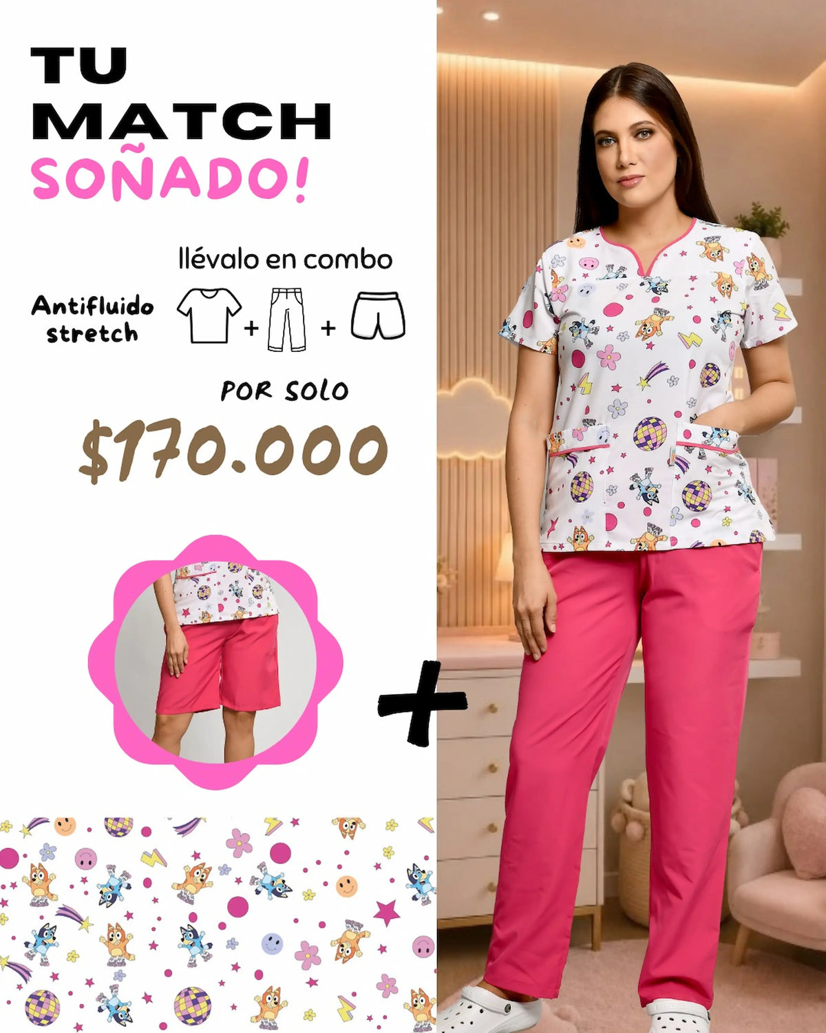 Combos de Uniformes de Niñera