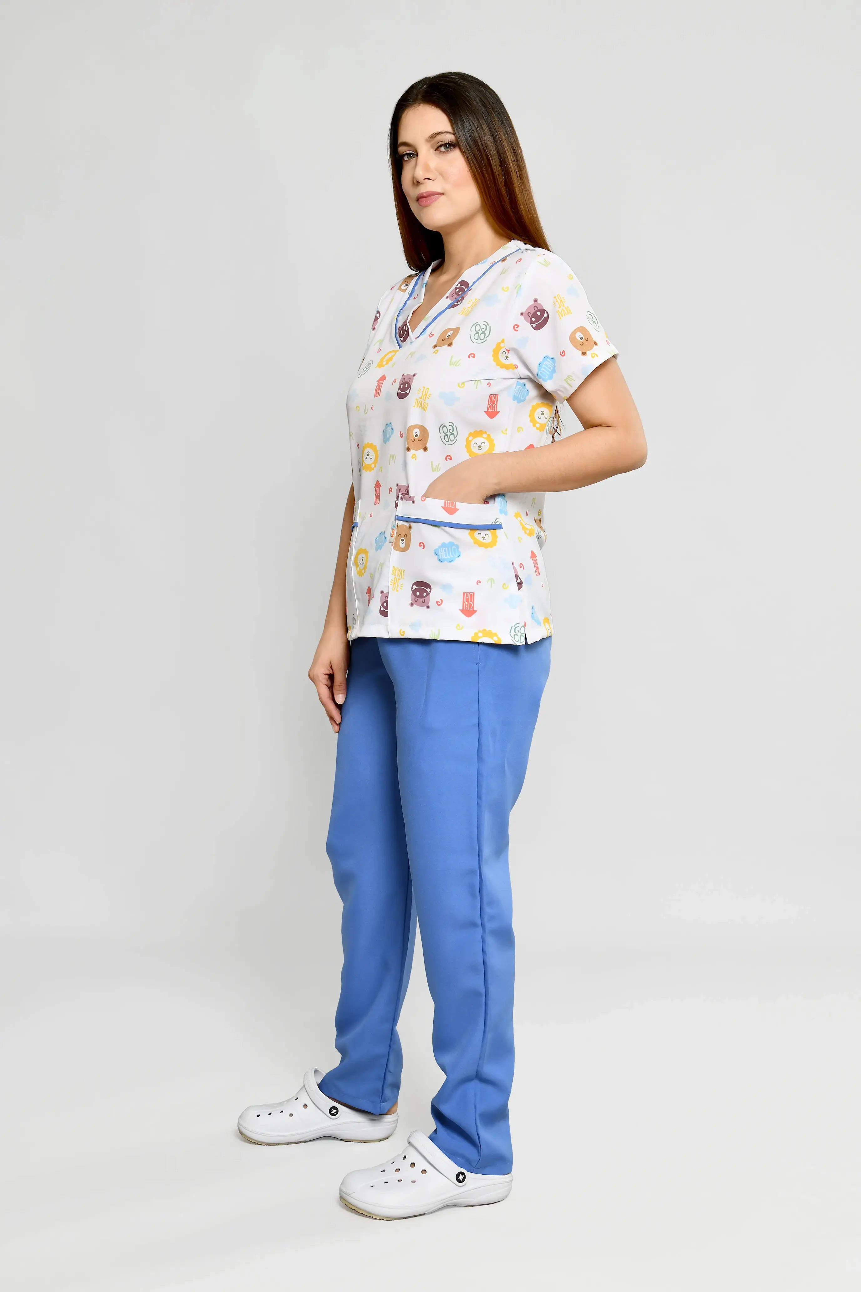 Conjunto Niñera Carita de animales con Pantalon - Vista 2