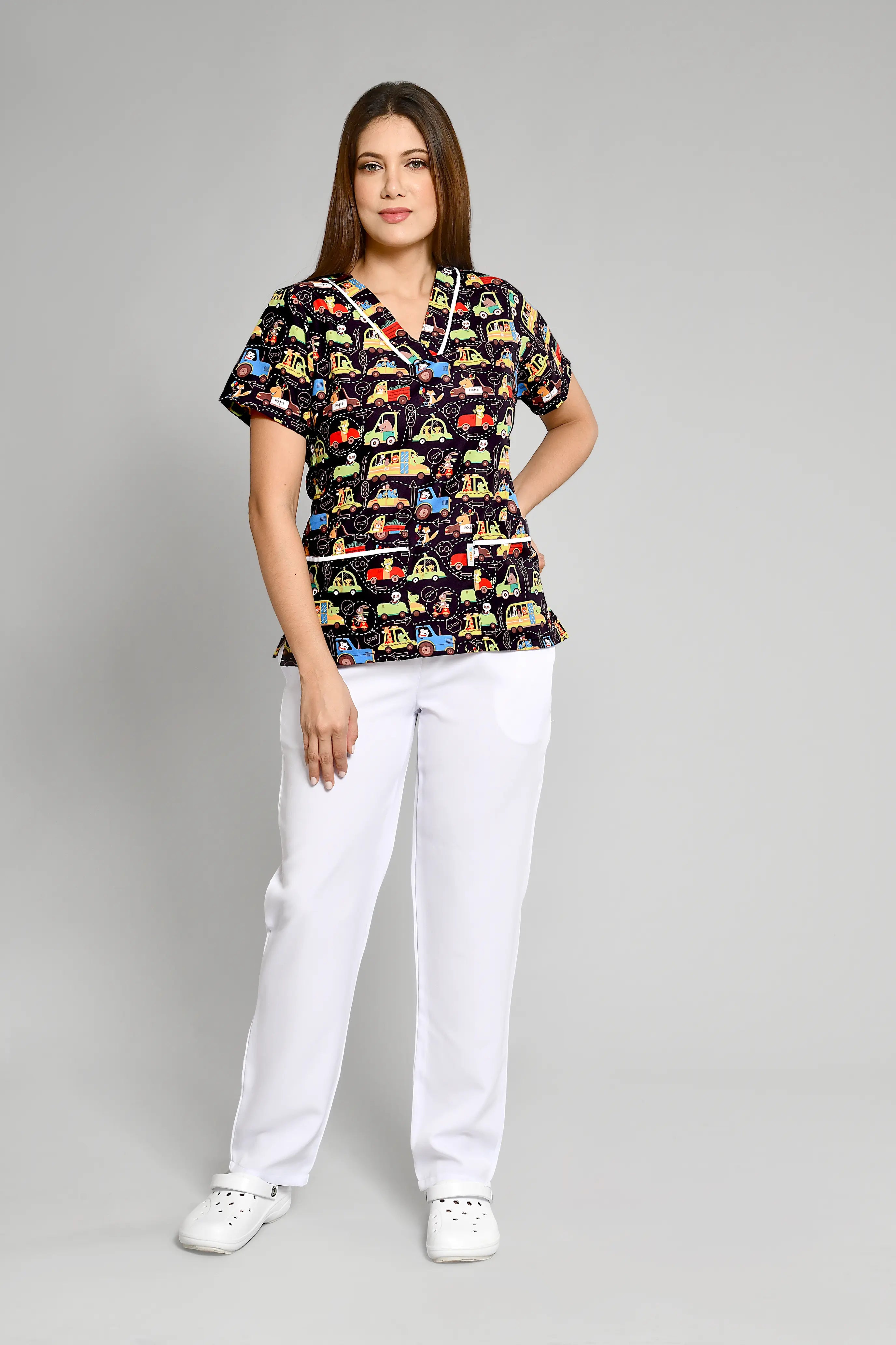Conjunto Niñera Carritos con Pantalon - Vista 1