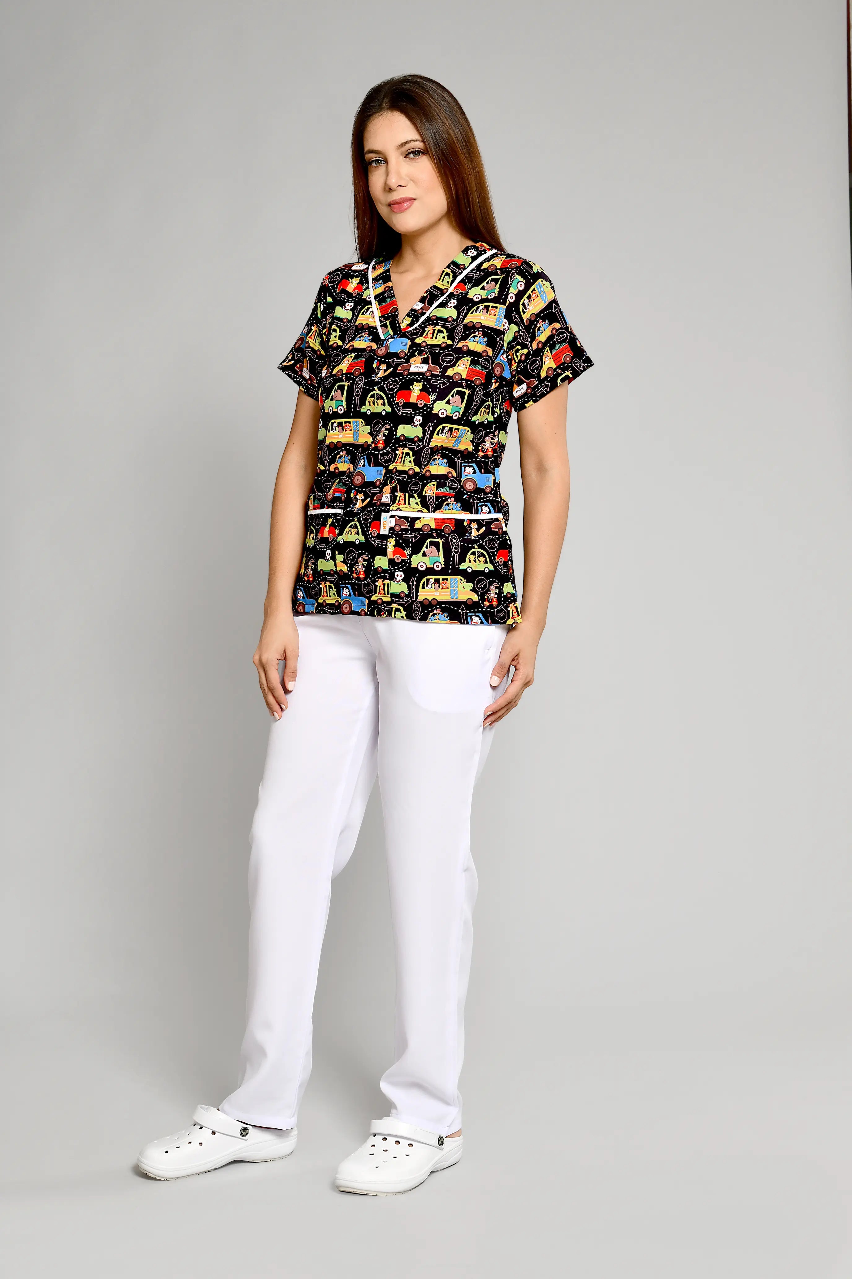Conjunto Niñera Carritos con Pantalon - Vista 2