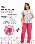 Uniforme de niñera Bluey con pantalón + bermuda de dama