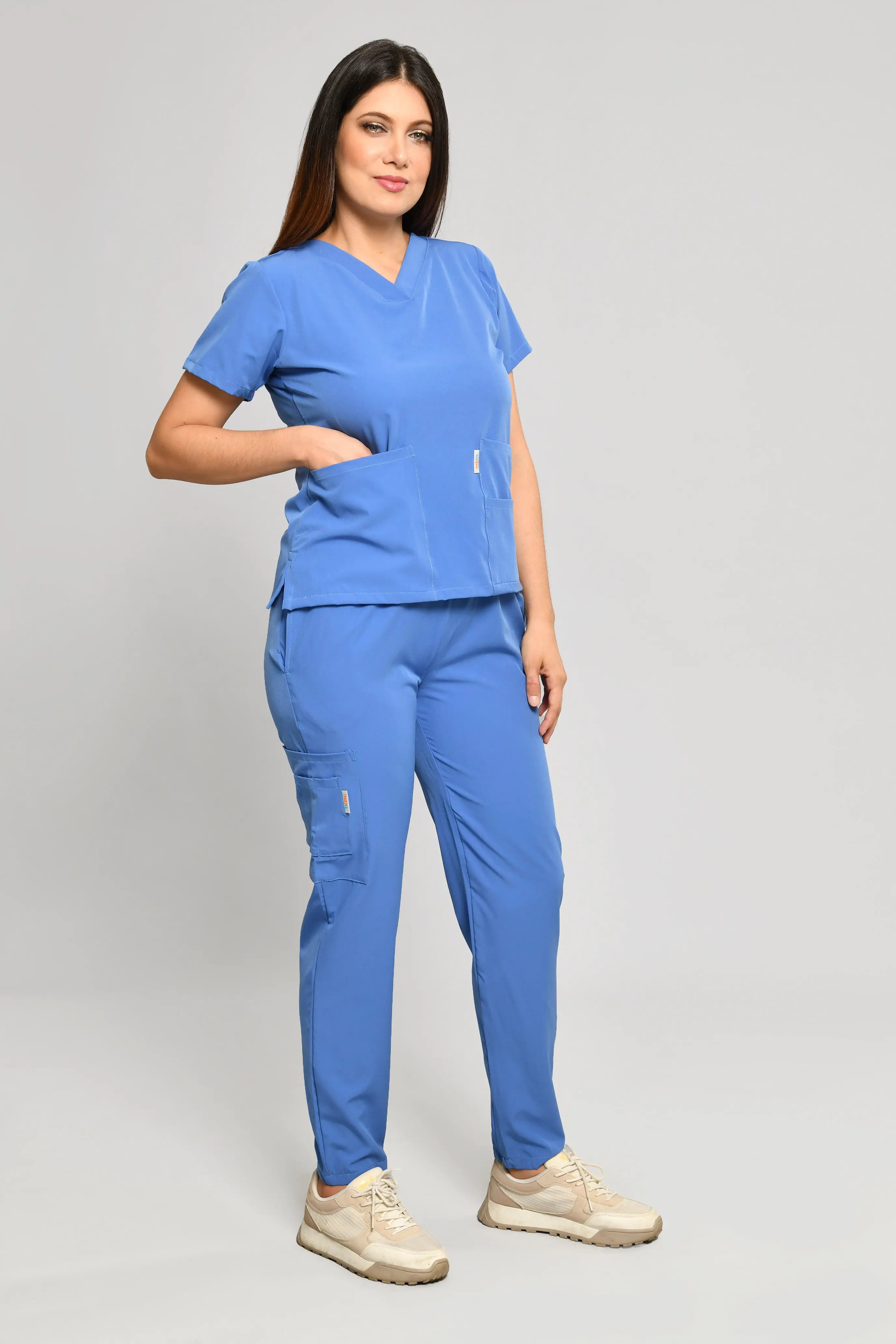 Conjunto antifluido Stretch Dama Celeste. Ref E3 - Vista 5