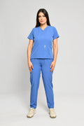 Conjunto antifluido Stretch Dama Celeste. Ref E3 - Vista 1