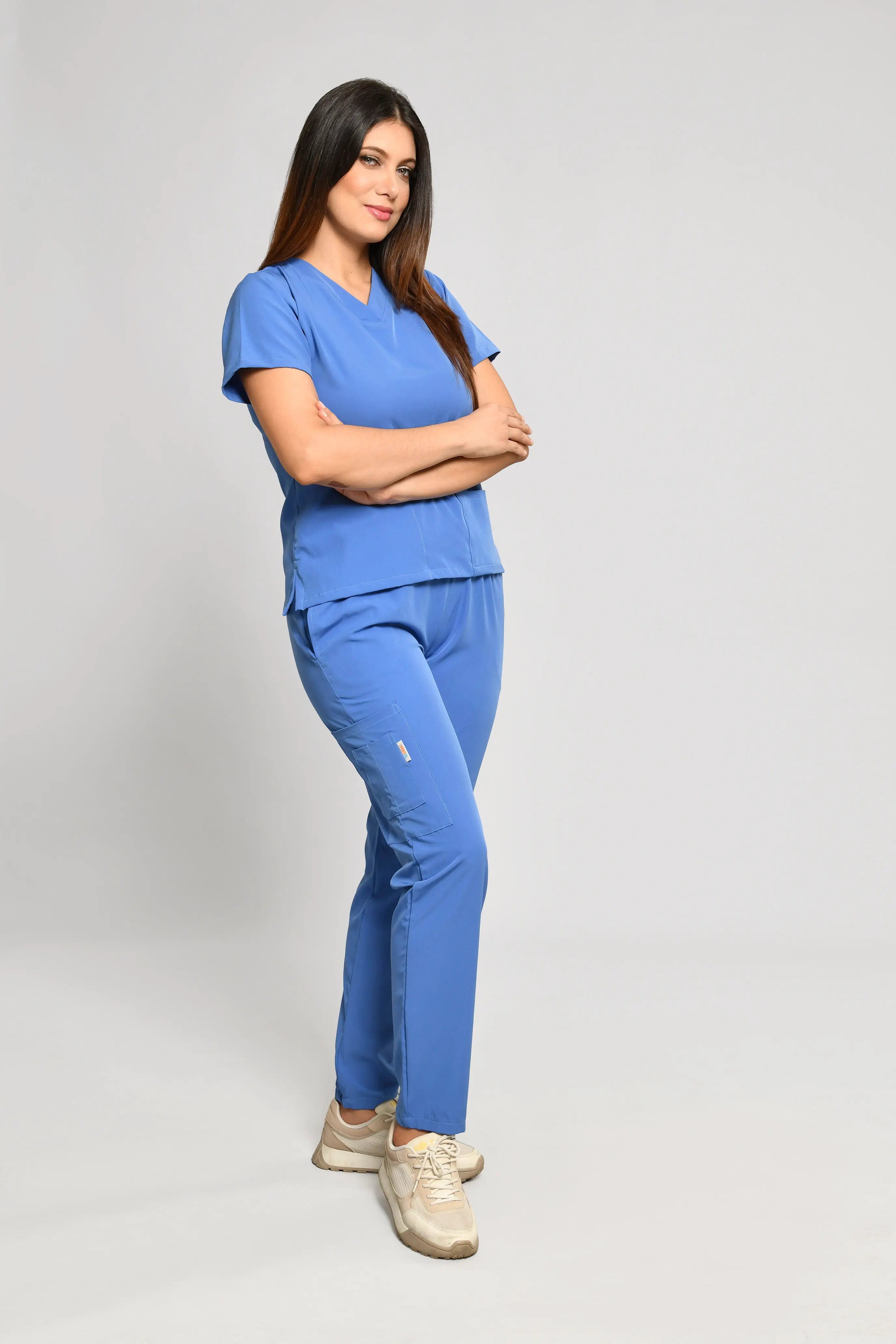 Conjunto antifluido Stretch Dama Celeste. Ref E3 - Vista 4