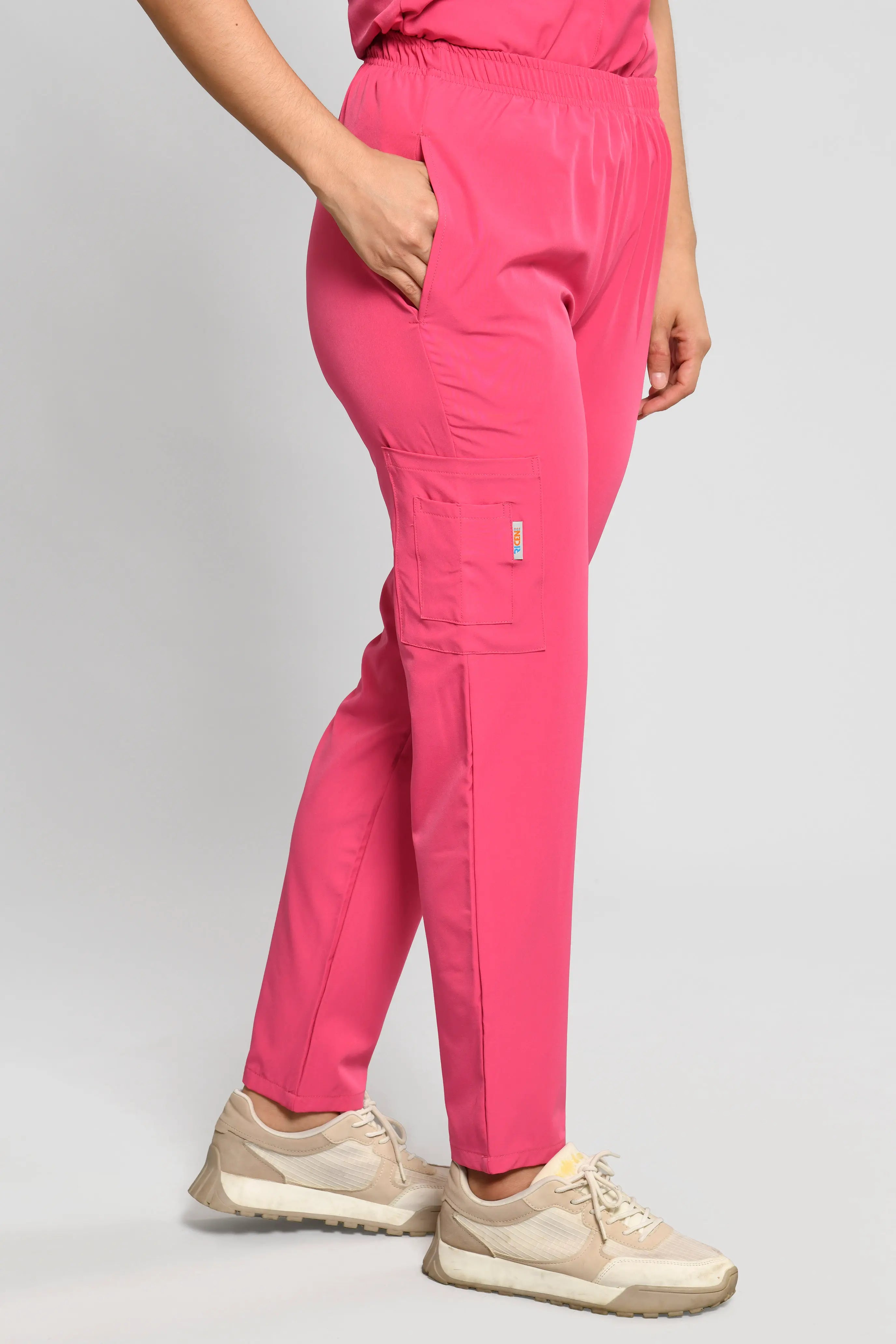 Conjunto antifluido Stretch Dama Fucsia. Ref E3 - Vista 3