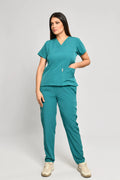 Conjunto antifluido Stretch Dama Verde Jade. Ref E3 - Vista 1